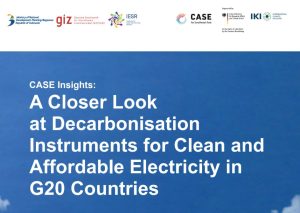 CASE Insights: A Closer Look at Decarbonisation Instruments for Clean Affordable Electricity in G20 Countries